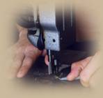 hands sewing left